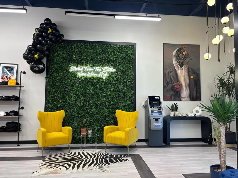 Inside East Leaf Dispensary